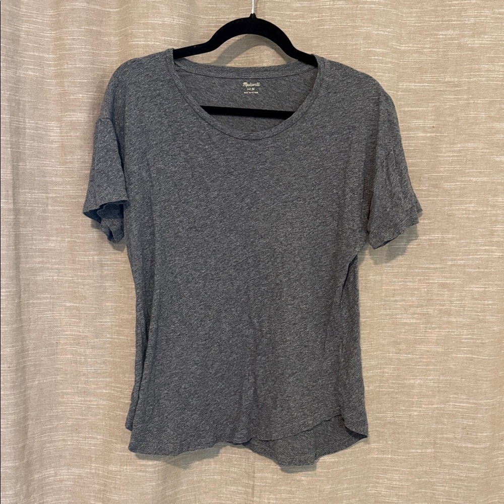 Madewell Heather Gray Short Sleeve Tee